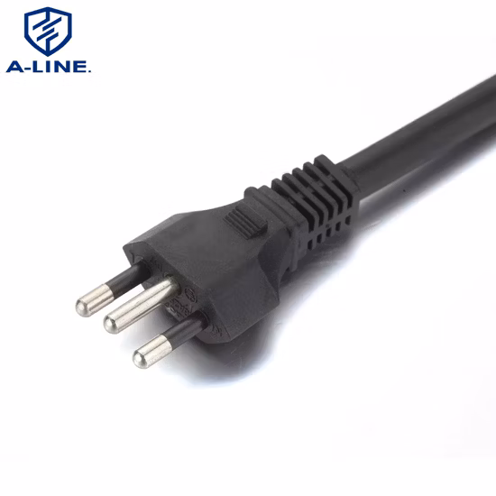 ブラジル向けの Inmetro 認定 3 ピン電源ケーブル